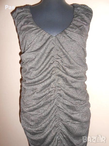 Интересна набрана рокля Monari Italia,, снимка 1