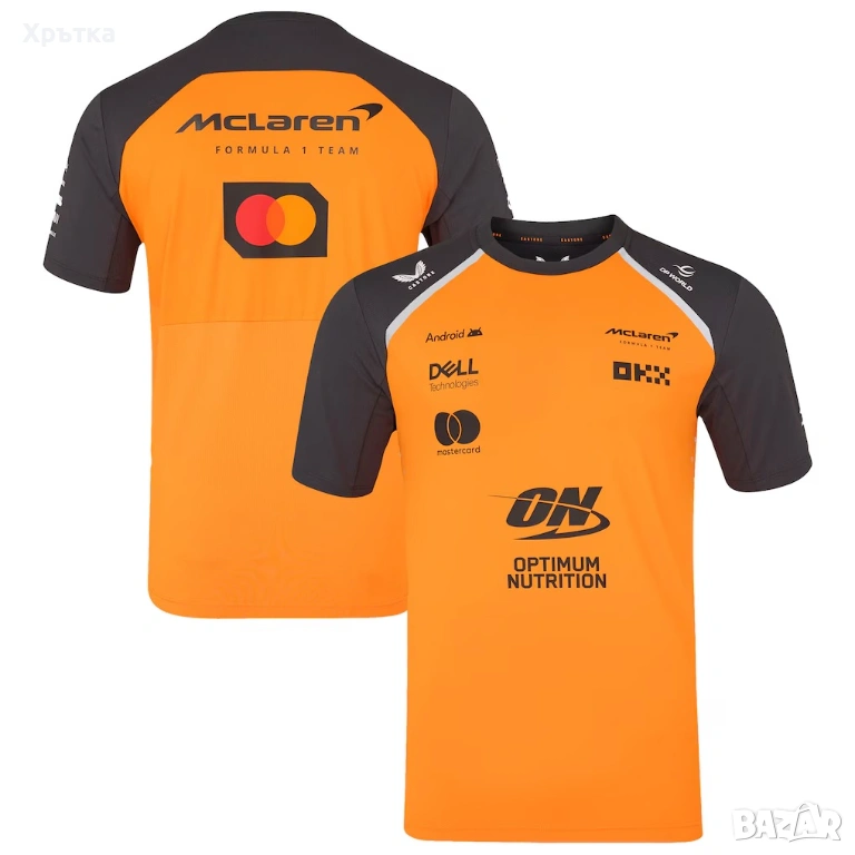 McLaren F1 Team Set Up Shirt - Оригинална мъжка тениска р-р L, снимка 1