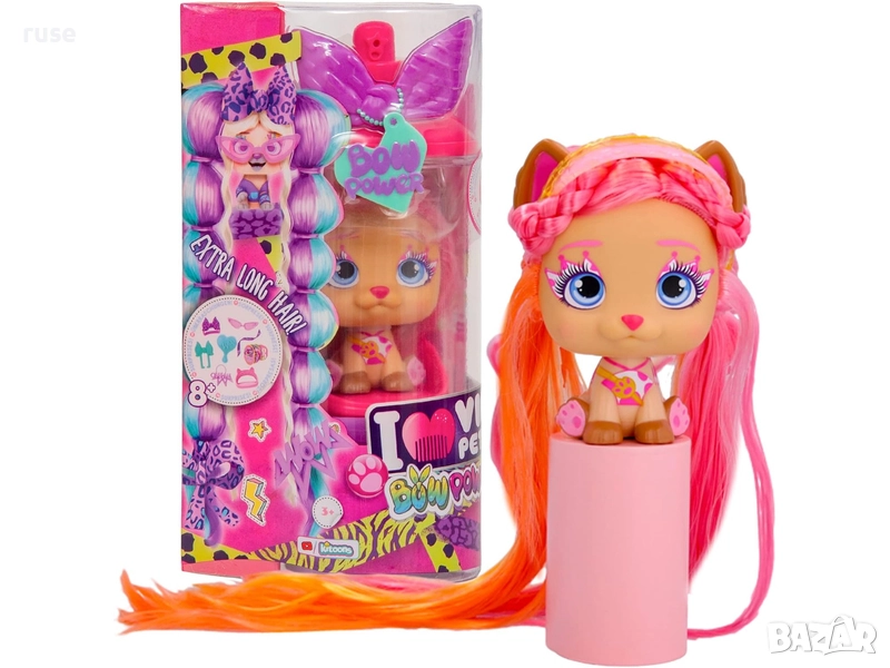 НОВИ! VIP PETS BOW POWER Модно кученце Шиара, снимка 1