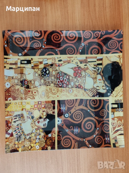 Стъклена чиния, снимка 1