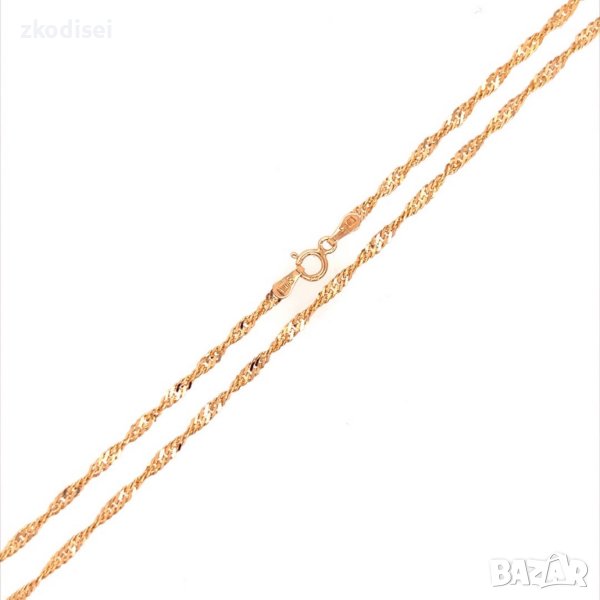 Златен синджир 5,71гр. 60см. 14кр. проба:585 модел:17722-4, снимка 1