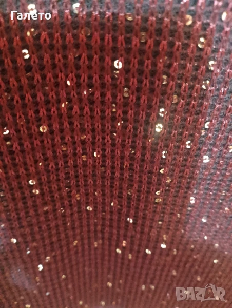 Красива бордо рокля , снимка 1