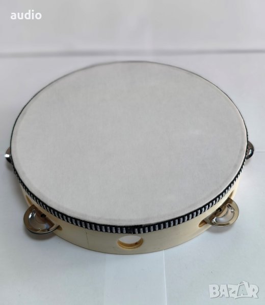 Дървено дайре с кожа 9", снимка 1