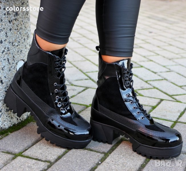 Черни ежадневни боти код L236, снимка 1