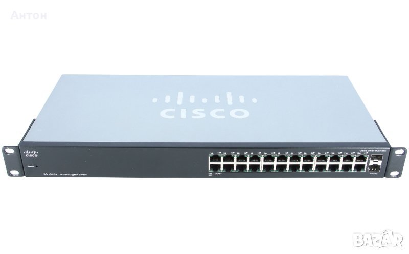 Cisco SG 100-24 24-Port Unmanaged Gigabit Switch, снимка 1