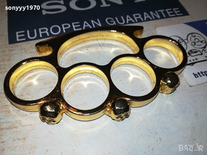 БОКС С ЧЕРЕПИ ЦВЯТ ЗЛАТО 1008230935, снимка 1