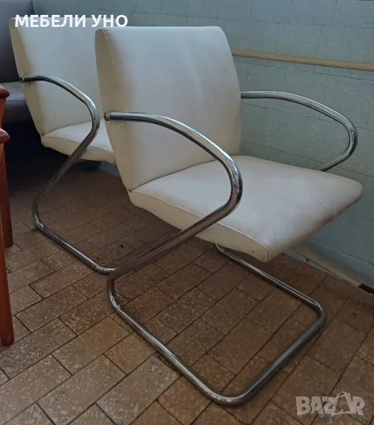 Бели столове трапезни, снимка 1