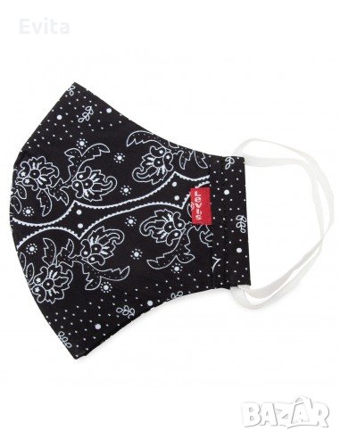 Предпазна маска Levi's, черна, двулицева ПРОМО, снимка 1