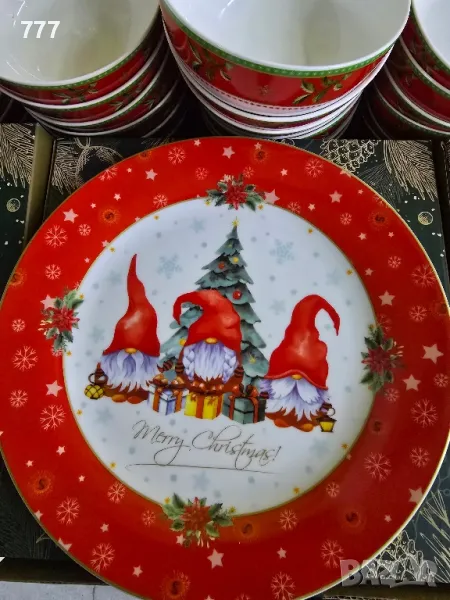 коледни чинии и купи , снимка 1