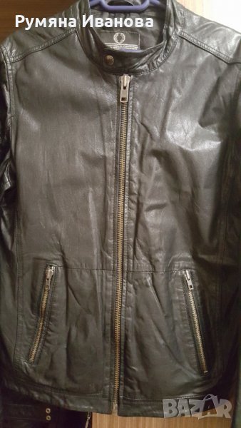 Черно кожено яке, снимка 1