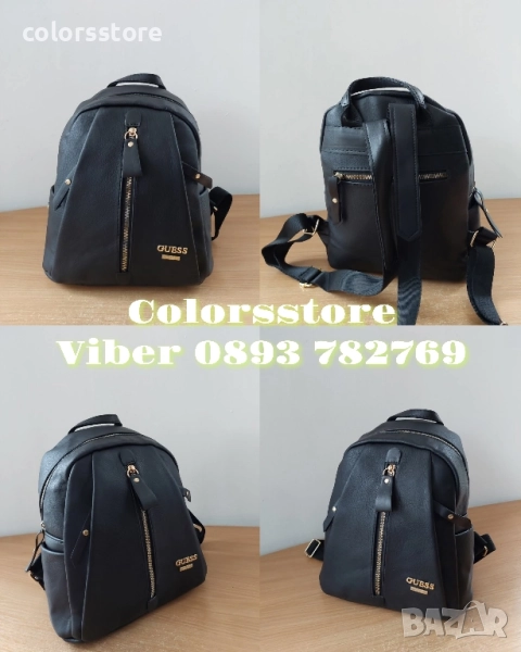 Черна раница Guess/SG72p, снимка 1