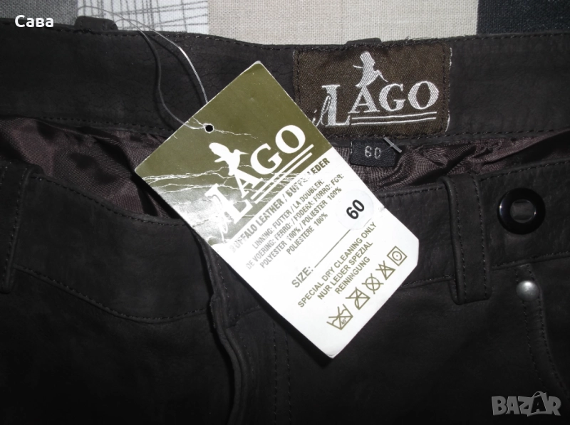 Кожен панталон IL LAGO  мъжки,ХЛ-2ХЛ, снимка 1