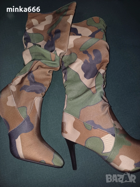 Ново!-Дамски ботуши с ток, снимка 1