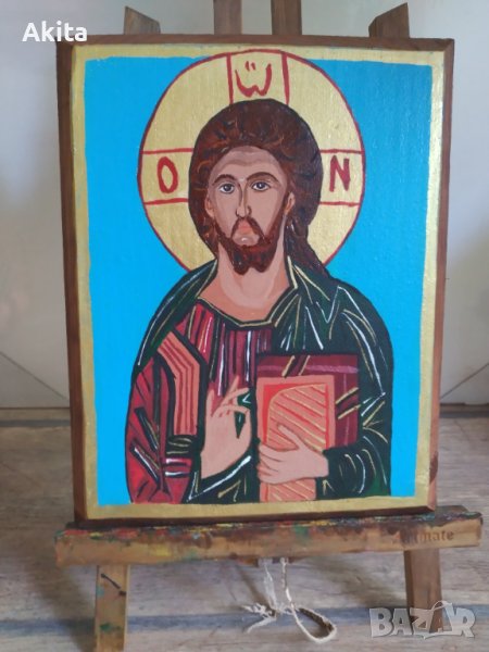 Икона на Исус Христос, снимка 1