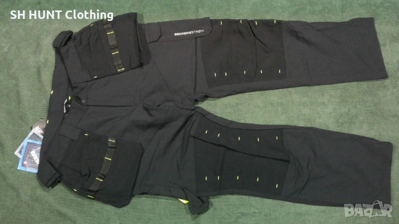 Bekken & Strom MOELV HÅNDVERKSBUKSE 4-VEIS STRETCH SVART Work Pant размер XL еластичен работен W2-61, снимка 1