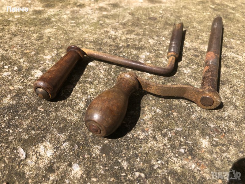 манивели за старинен грамофон - 2 броя, снимка 1