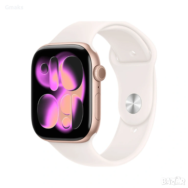 Смарт часовник Apple - Watch S11 Cellular, 42 mm, S/M, Rose Gold, снимка 1