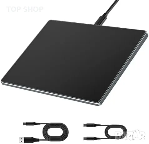 Нов Алуминиев тъчпад с мултитъч жестове за Mac/Windows 10/11 Сензорен панел, снимка 1