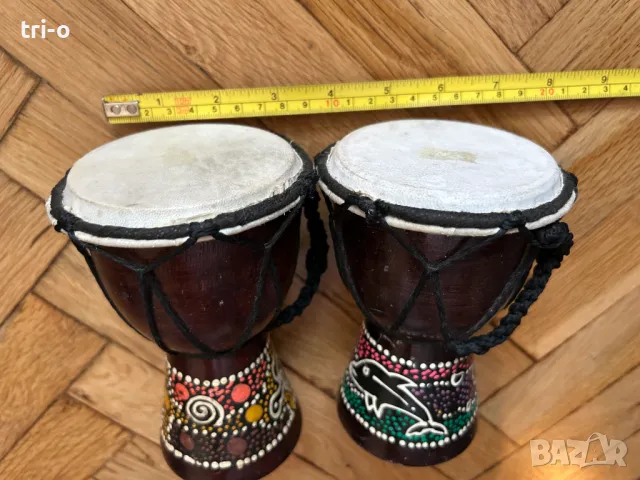 Дървени декоративни тарамбуки - 3 броя, снимка 11 - Декорация за дома - 48972508