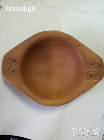 Сувенири: Холандска пантофка, дървена купа, малка сувенирна лъжичка , снимка 6 - Други ценни предмети - 41186001