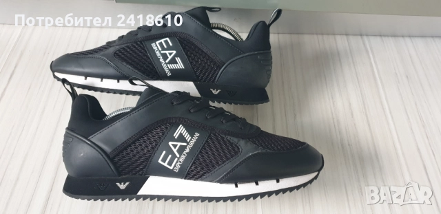 Emporio Armani EA7 Sneakers Mens Size 42/26.9см US 8.5 UK 8 ОРИГИНАЛ! Мъжки Спортно - елегантни!, снимка 7 - Кецове - 52335652