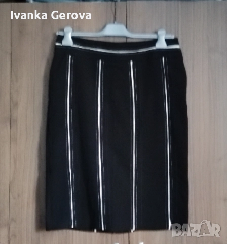 Дамска пола,черно и бяло,размер 46,без следи от употреба