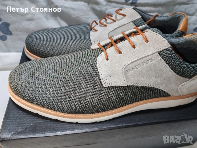 Елегантни мъжки обувки Oliver Jаckob №44, снимка 4 - Спортно елегантни обувки - 53630165