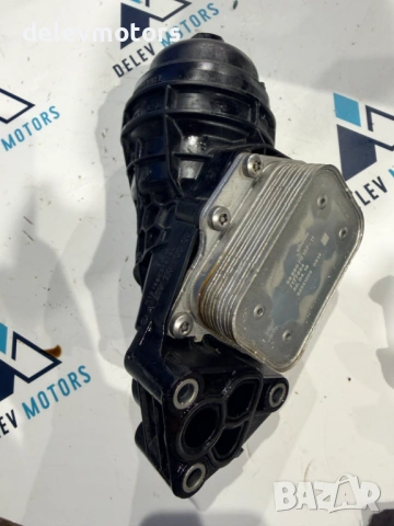 A2701800500 тяло за маслен филтър с масло охладител от Mercedes GLA 180 X156, двигател 270910, снимка 2 - Части - 53684375