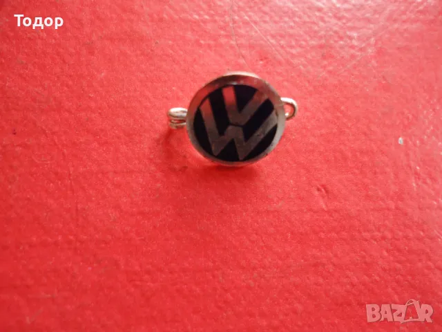 Значка знак фолксфаген с емайл WV, снимка 6 - Колекции - 50265398
