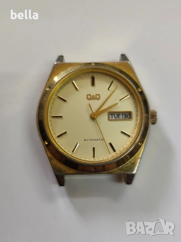 Мъжки автоматичен часовник Q&Q, снимка 2 - Антикварни и старинни предмети - 53692445