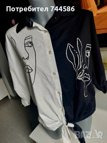 Лот от 3 бр.дамски ризи, снимка 4 - Ризи - 44805427