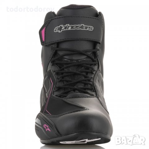 Дамски Мото боти ботуши ALPINESTARS FASTER-3 BLACK/FUSCHIA