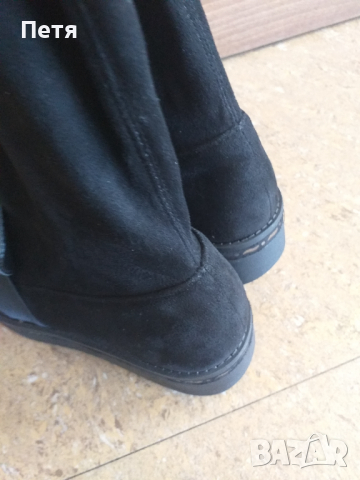 Чисто нови ботуши с интересна подметка, красиви и удобни , снимка 2 - Дамски ботуши - 36351332