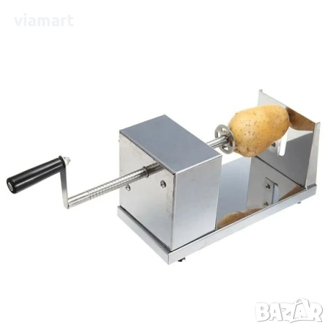 Уред за рязане на спираловидни картофи