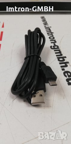 Кабел USB 2.0 към Micro USB черен  1.2m, снимка 1 - Друга електроника - 41752875
