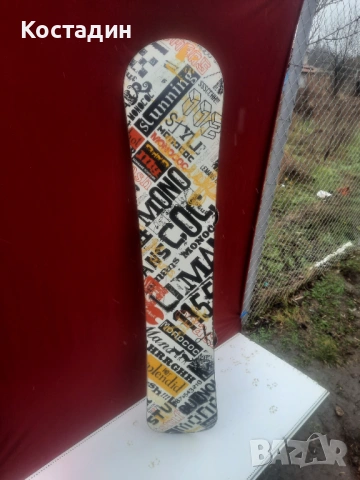 Сноуборд STUF  LE MANS 165см,  с автомати, снимка 7 - Зимни спортове - 53055363