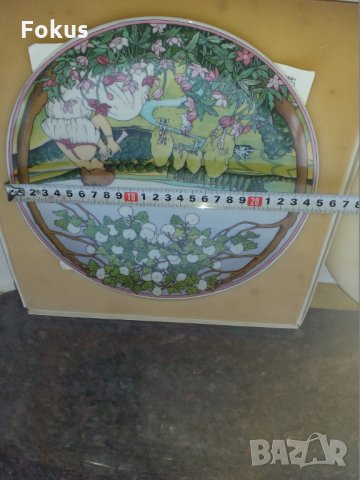 Колекционерска порцеланова чиния за стена с кутия, снимка 3 - Колекции - 34243313