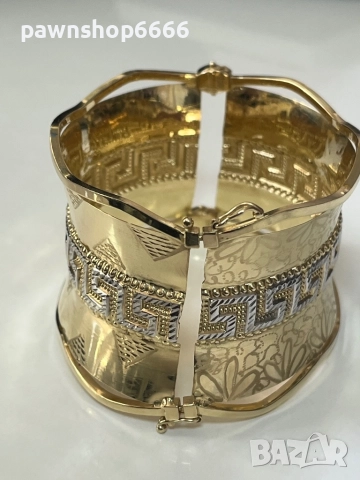 Златна гривна 14 карата , снимка 11 - Гривни - 51888023