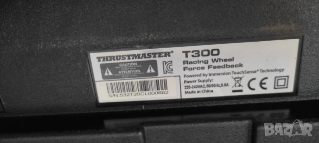 Волан Thrustmaster racing wheel T300 RS, снимка 6 - Аксесоари - 51782409