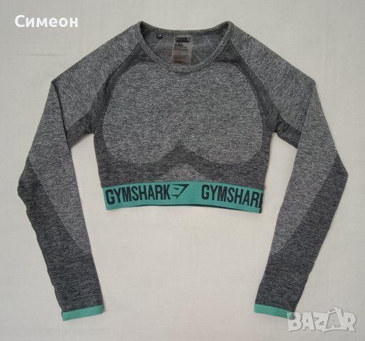 Gymshark Seamless Cropped Top оригинална блуза S спорт фитнес, снимка 1 - Спортни екипи - 41120915