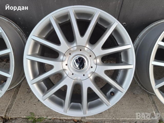 ОРИГИНАЛНИ алуминиеви джанти 17' 5x112 57,1 ФОЛКСВАГЕН GOLF 5 GT / VOLKSWAGEN TOURAN JETTA CADDY, снимка 8 - Гуми и джанти - 52817523
