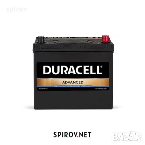 Акумулатор Duracell Advanced JIS 12V 45Ah 390A DA45 (R+)
