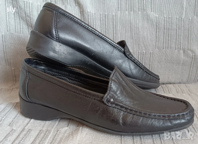 Trinity испански дамски кожени мокасини 