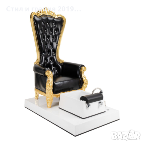 Стол за спа педикюр TRON - черен, снимка 1