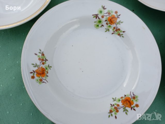 Порцеланови чинии дълбоки 11 броя, снимка 5 - Чинии - 35830495