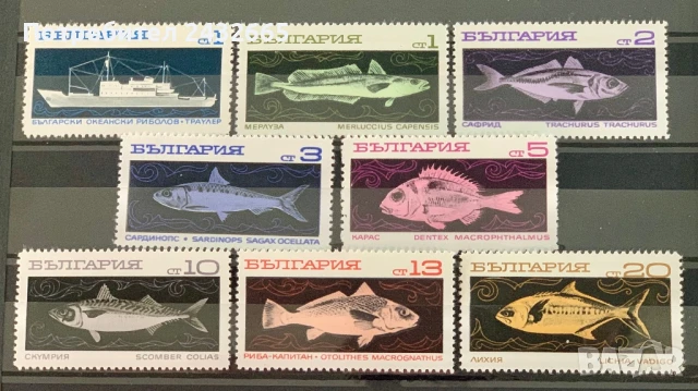 2675. България 1969 = БК 2020 /27 : ” Фауна. Риби. Океански риболов.”, **, MNH