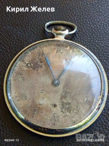 Стар джобен часовник МЪЛНИЯ СССР 17 КАМЪКА за КОЛЕКЦИОНЕРИ 39715, снимка 3 - Антикварни и старинни предмети - 51503756