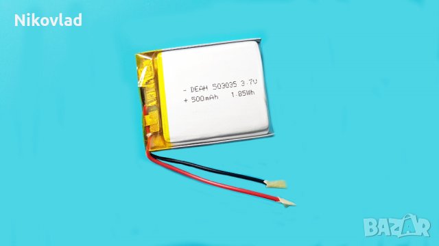 Батерия 3.7V 500mAh/ 503035/ Li-Ion