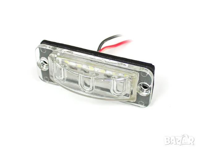 LED плафон за регистрационен номер 6 LED 75 mm, снимка 3 - Аксесоари и консумативи - 55868984