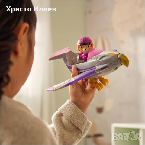 Paw Patrol Скай Skye с превозно средство Jungle Pups Хеликоптерът на Скай, снимка 3 - Други - 51094913